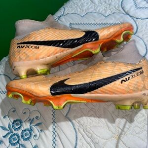 Nike Zoom Soccer Cleats - Peach and Black